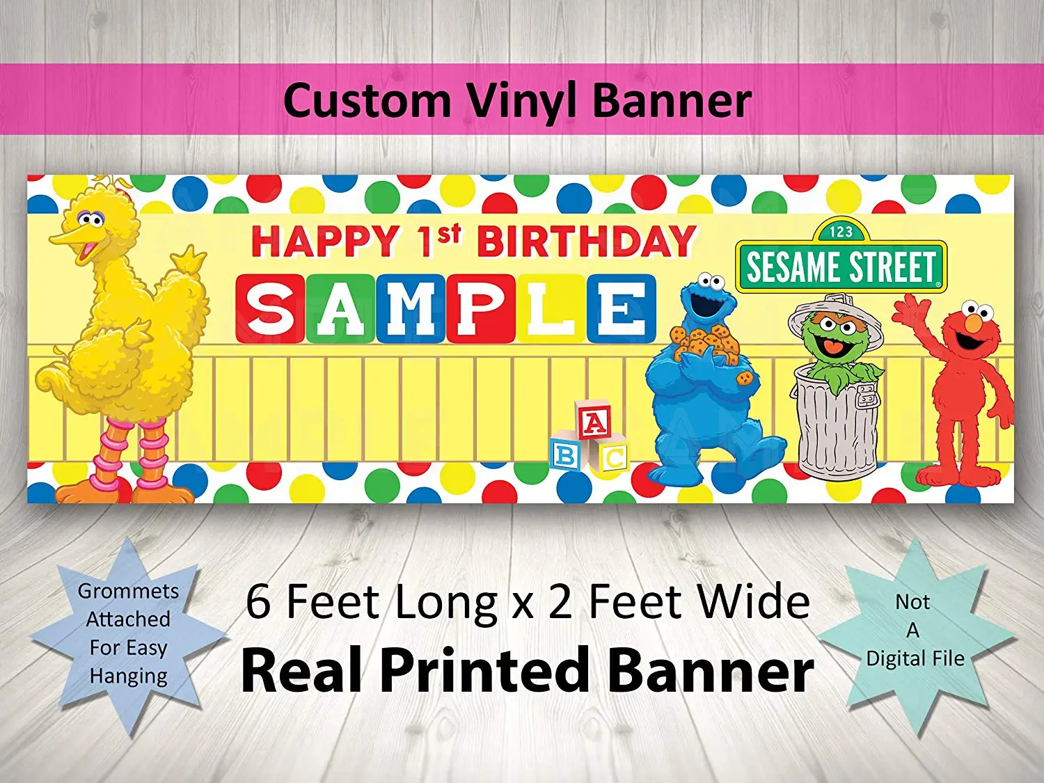 Buy Personalized Sesame Street Elmo Birthday Yard Sign Ring Sizing