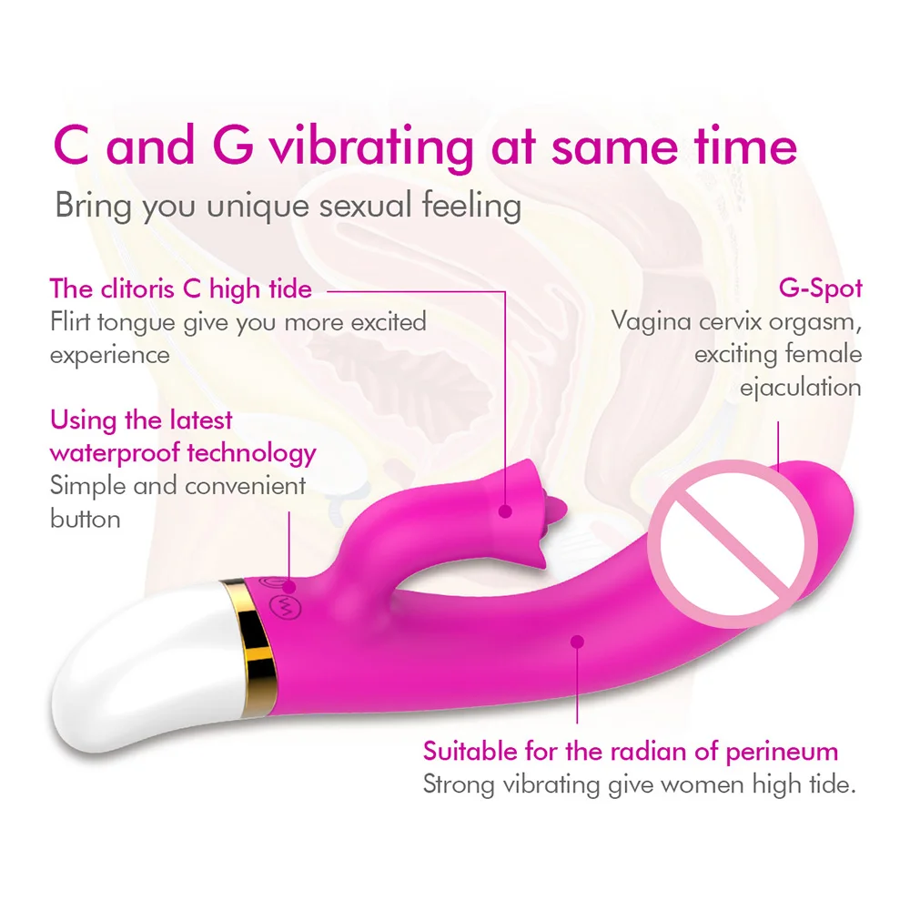 NEZEND 2 In 1 Silicone Female Sex Toys Clit Women Vagina Pussy