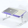 Usb Cooling Fan White Foldable Laptop Adjustable Stand Up Desk Computer Table Riser Office Macbook Folding Metal Holder For Ipad