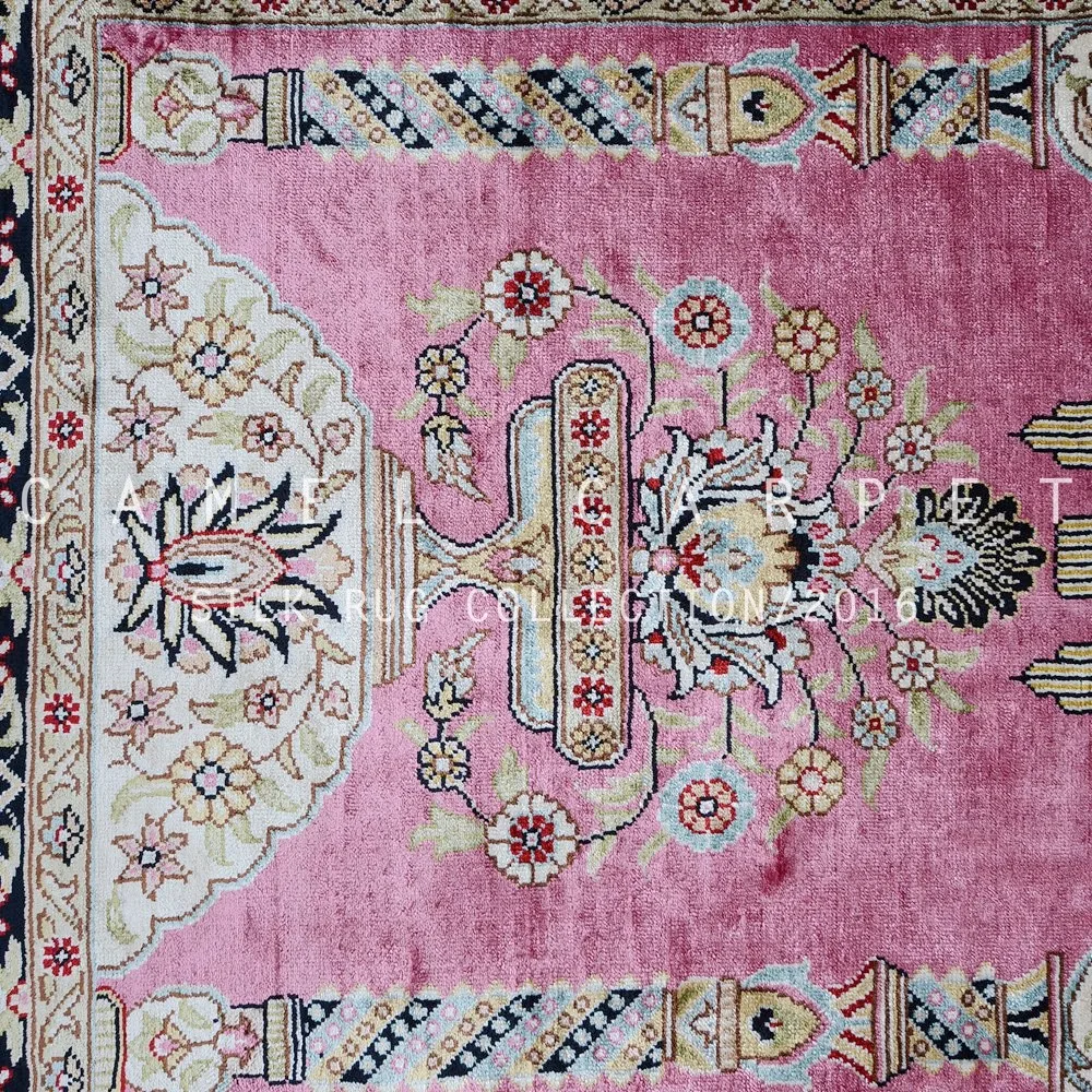 Muslim Prayer Rug 2'x3' Small Size Silk Persian Chinese Carpets