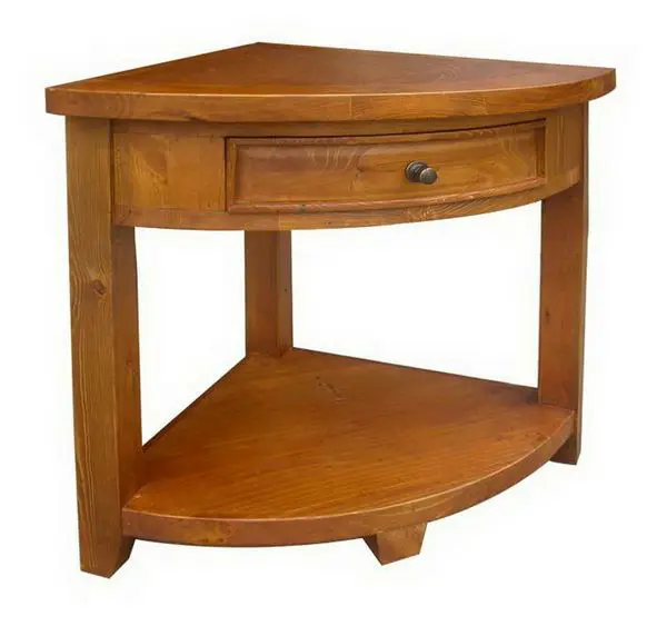 Ashton Reclaimed Pine Corner Occasional Table Buy Wooden Corner