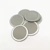 Stainless steel wire mesh filter disc with welded spot edge