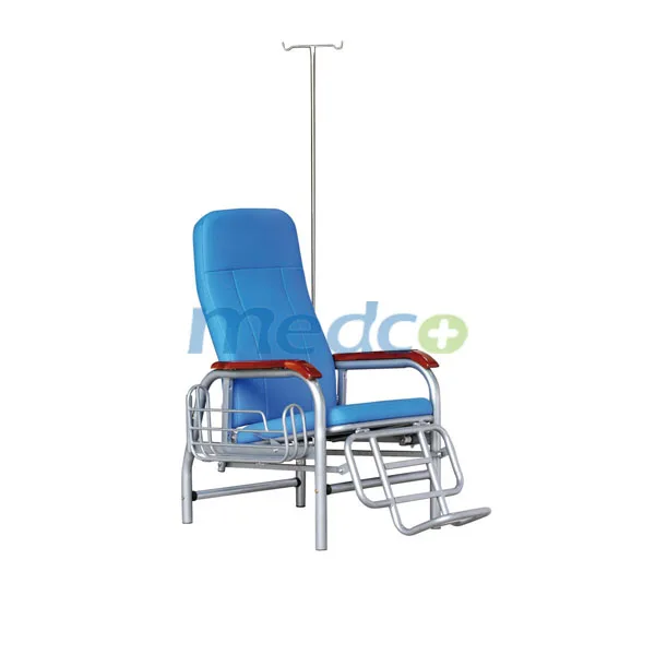 Durable Steel Hospital Medical Iv Infusion Chair With Footrest Ic117