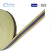 New high quality garment use fashion cotton three color stripe webbing