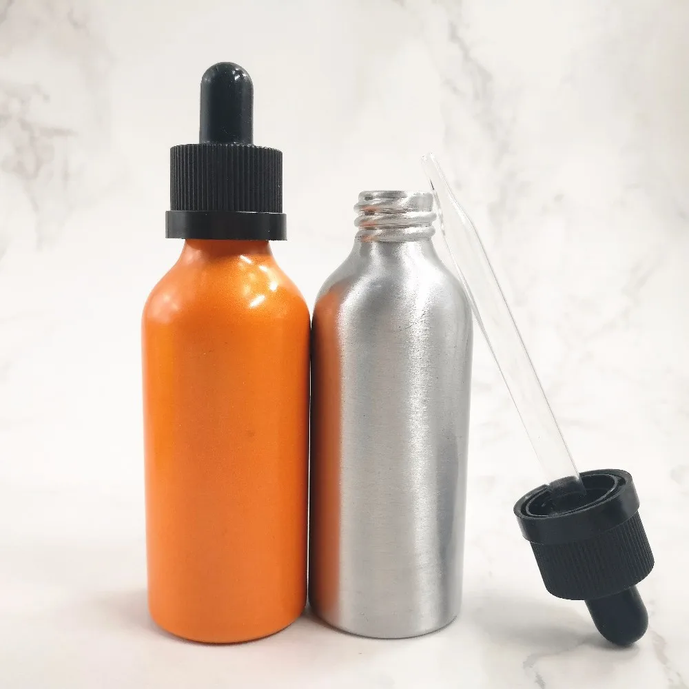 60ml Aluminum Dropper Bottle For E Liquid 2 Oz E Juice Aluminum Bottle