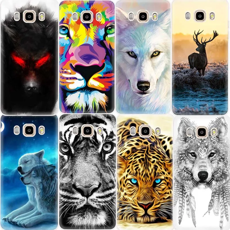 Cover Pattern Animal Cell Phone Case For Samsung Galaxy A5 A7 J3 J5 J7 ...