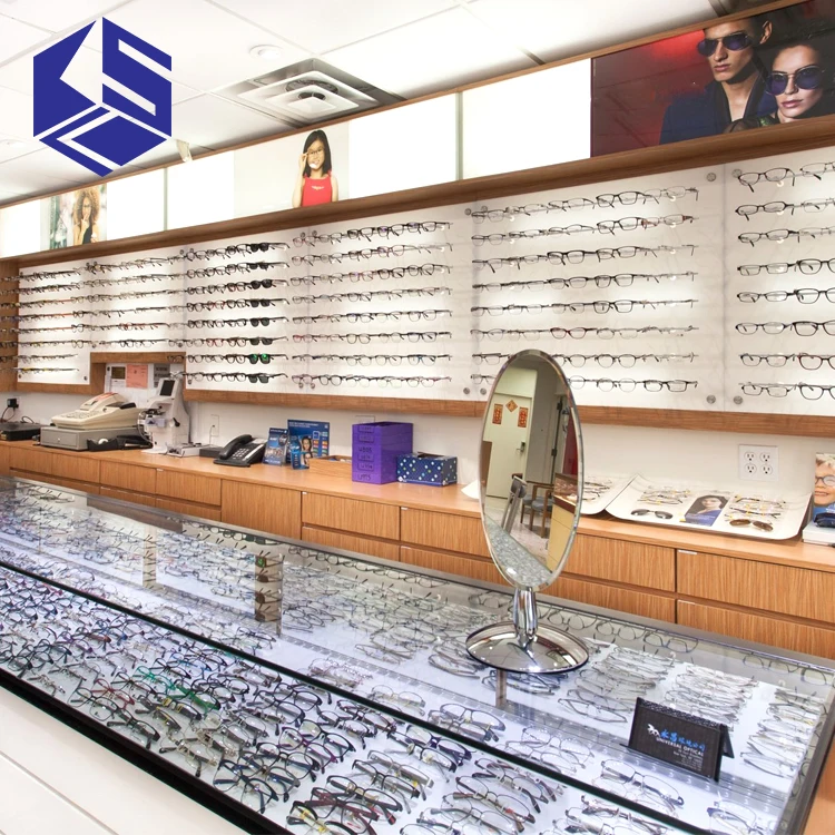 Popular Eyeglass Frame Display Rack Optical For Glasses Wall Displays