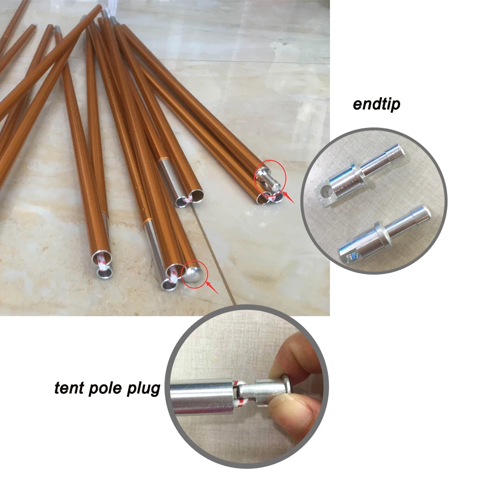Customized Aluminum Adjustable Tent Pole,Replacement Aluminum Tent