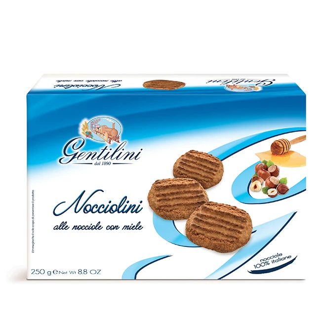 Wholesale Italy Sweet Nocciolini Hazelnuts Honey Biscuits with Butter