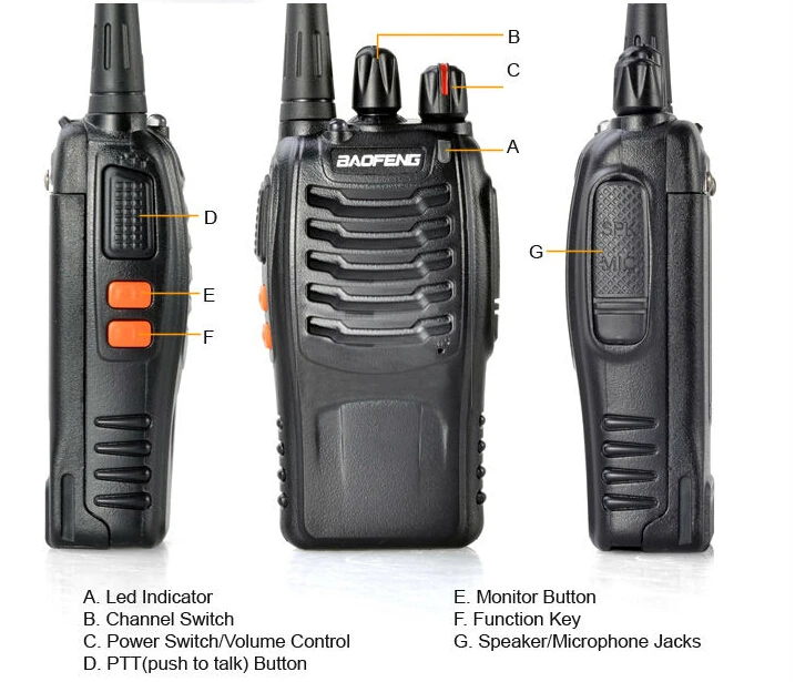 Baofeng BF 888s Walkie Talkie - Long Range & Cheap Price