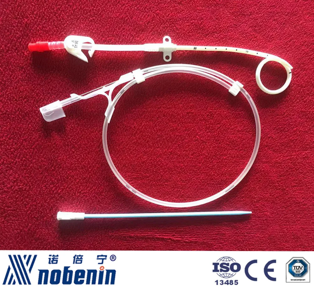 Disposable Medical Pigtail Drainage Catheter Kit And Drainage System