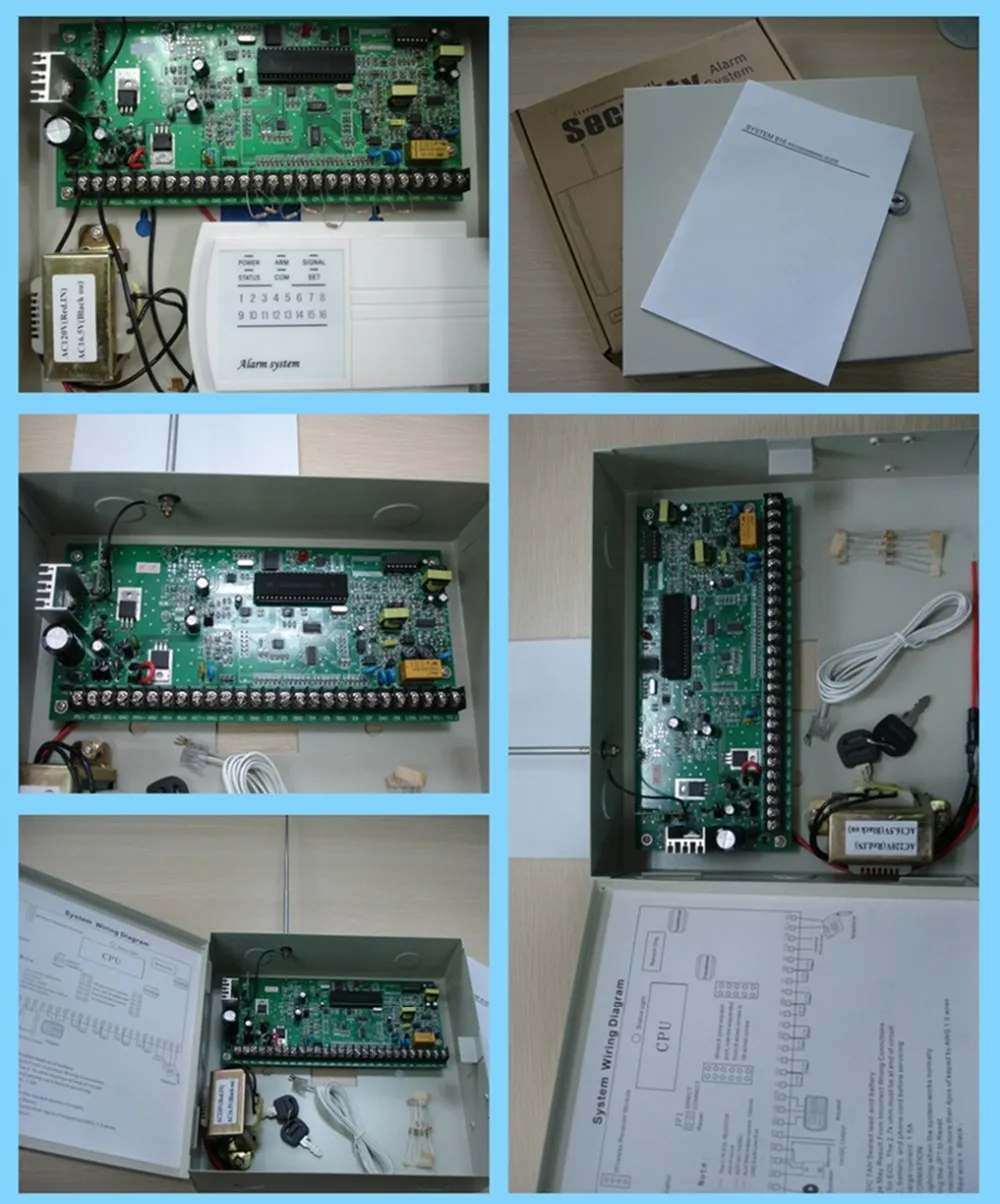 wired and wireless alarm system burglar alarm control panel buy