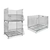 Heavy duty scale security galvanize wire mesh pallet cage