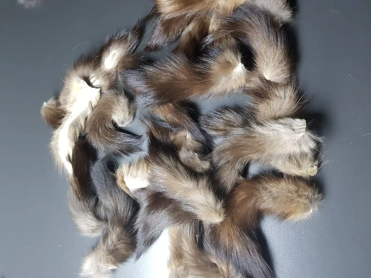 Wholesale Russian Sable Tail Real Canadian Mink Fur for Accessories ...