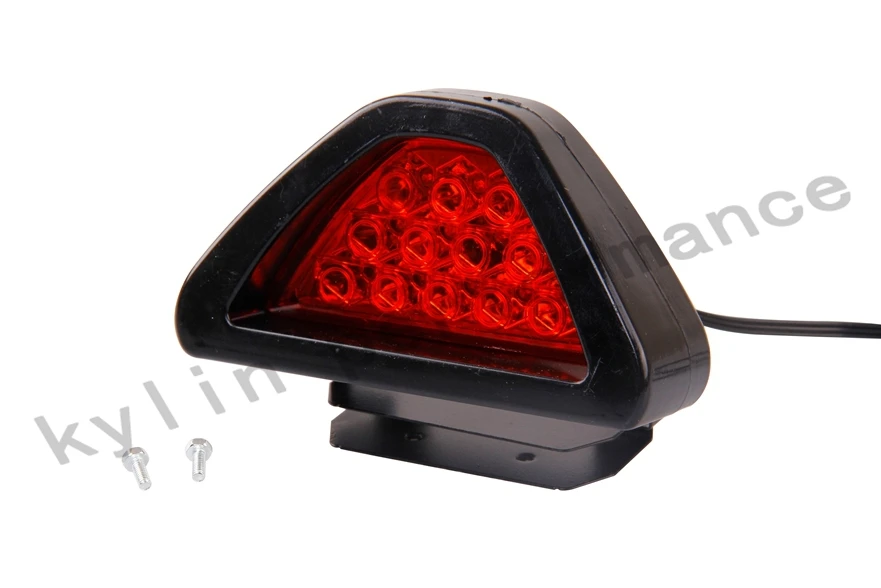 Kylin магазин -- тормозна лампы г 12 красный из светодиодов мигающий мигают треугольник света F1 стиль