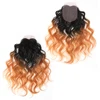 Hot sale Noble gold synthetic blonde hair weft with lace frontal 7PCS body wave peruvian hair extensions
