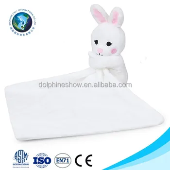 white bunny comforter
