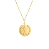 Wholesale Fashion S925 Stainless Steel Elizabeth II Pendant Necklace
