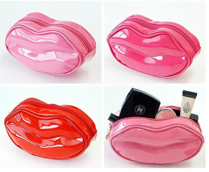 New Pu Lip Shape Cosmetic Pouch Buy Lip Shape Cosmetic Pouch,Pu Lip