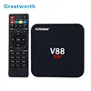 Android 7.1 RK3229 Quad Core android tv box 1GB Ram 8GB Rom 4 USB Host Powerful Media Player V88