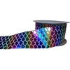 75 mm Sparkle Glitter metallic fish scale grosgrain