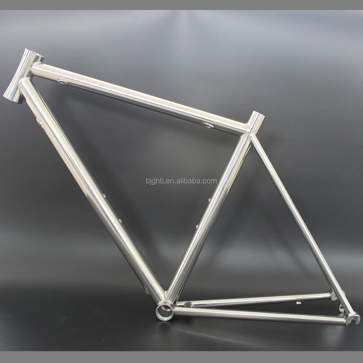 polishing titanium bike frame