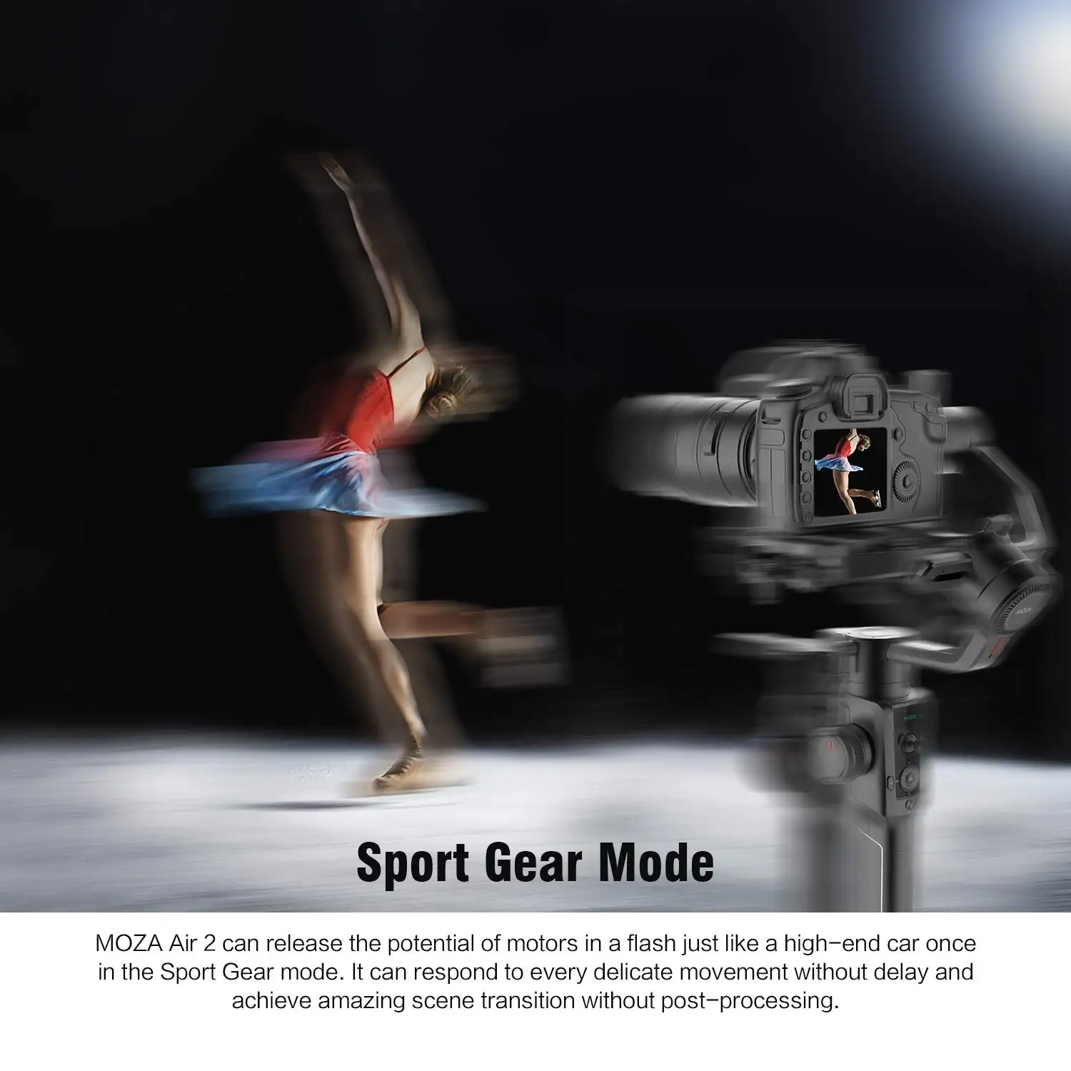 Original Moza Air 2 3-axis handheld video dslr camera gimbal stabilizer for camera