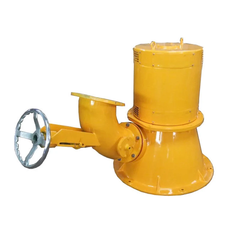 turgo  inclined turbine generator