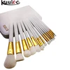 Beauty Products 16Pcs Nylon Hair High Quality Pure White Makeup Brush Set with PU Bag