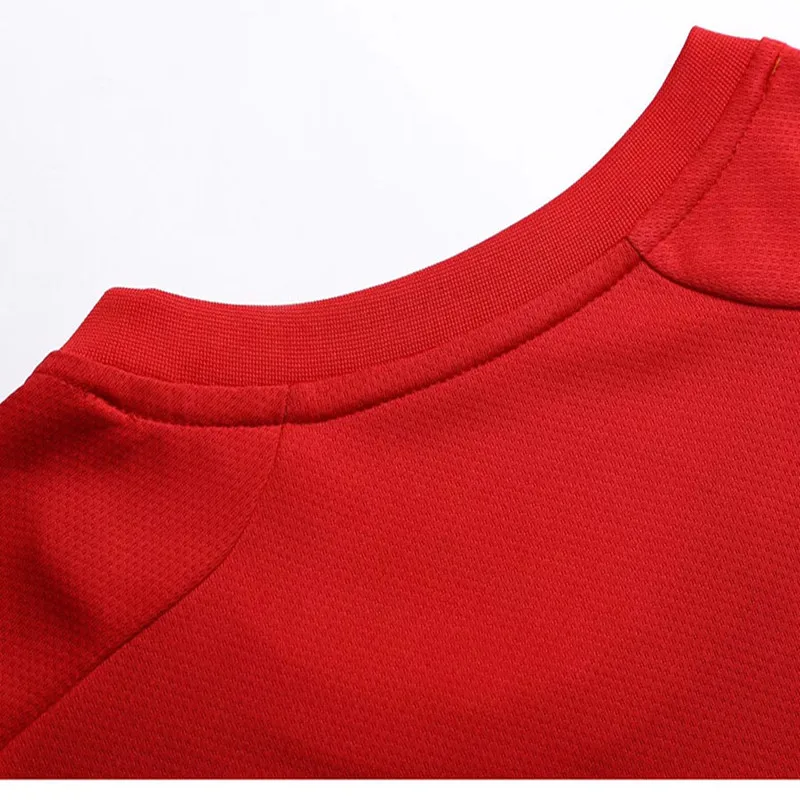 Sports professional table tennis t-shirt sublimation badminton shirt