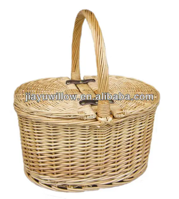 Handmade Wicker Basket For Food Picnic Basket Empty Wicker Picnic Baskets With Lids Buy Basket