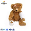 Cheap teddy bear toy customized cute feel better injured soft stuffed plush teddy bear