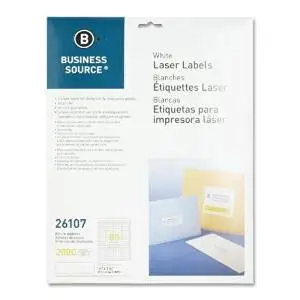 Business Source Mailing Labels,Return Address,Laser,1/2"X1-3/4",2000/Pk,We - Business Source Mailing Labels,Return Address,Laser,1/2"X1-3/4",2000/Pk,Weuse Labels To Address Envelopes And Packages. La