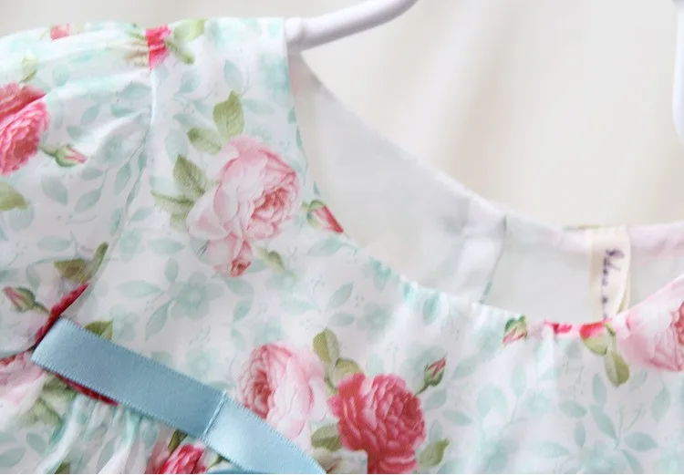 New 2016 Spring Baby Girl Cotton Dresses Sleeveless Beautiful Flower ...