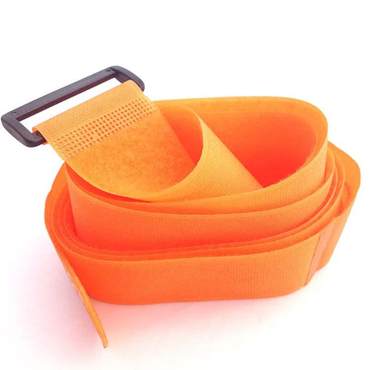 back to back hook and loop strap