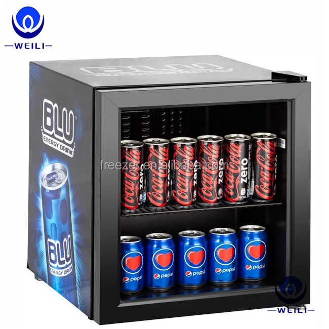 50l Mini Bar Fridge Energy Saving Plastic Inner Direct Cooling Hotel