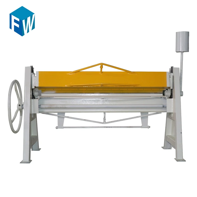 
High quality hand type stainless steel sheet bending folding machine 