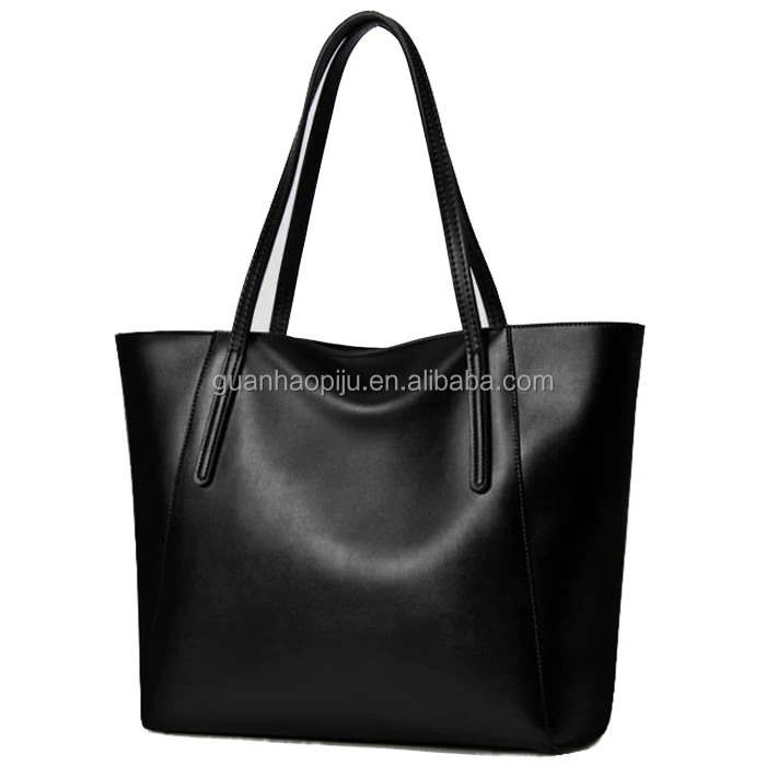 faux leather shopper bolsa