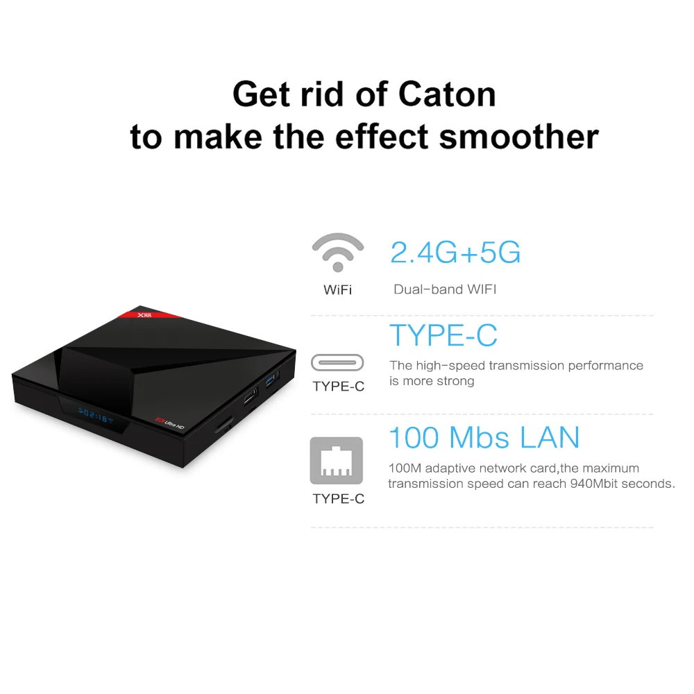 X88 android TV box 4gb 32gb RK3328 voice