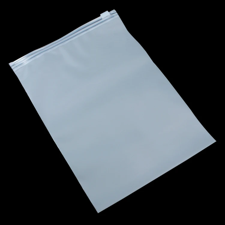 Frosted Matte Clear Zip Lock Plastic Bags For Packing Clothes Buy