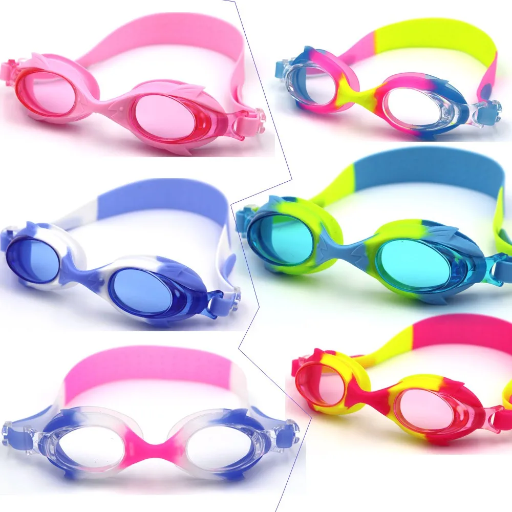 2016kids Fish Cartoon Funny Advanced Mirrored Swimming Goggles With ...