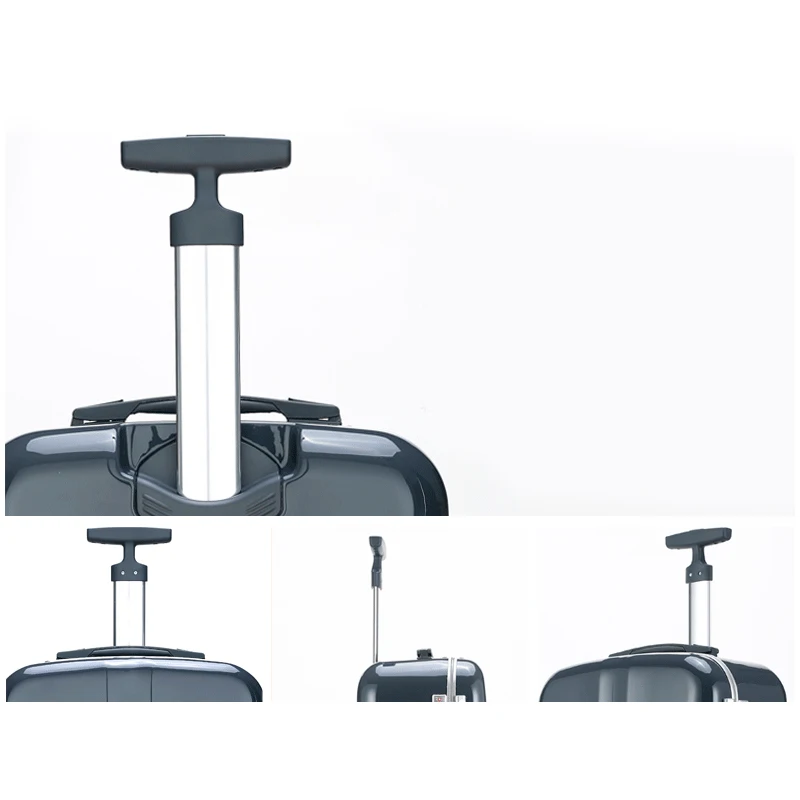 Unique Big Wheels Aluminum Frame Travel Trolley Abs Pc Luggage Bag Buy Hard Plastic,Travel