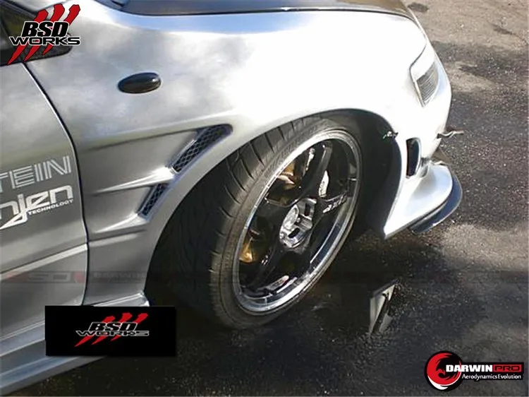 Carbon Fiber Front Fender For 0306 Mitsubishi Evolution 8/9 D1 Style