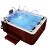 SPA-013 two lounge hot tub/swim spa tub/wooden frame outdoor spa