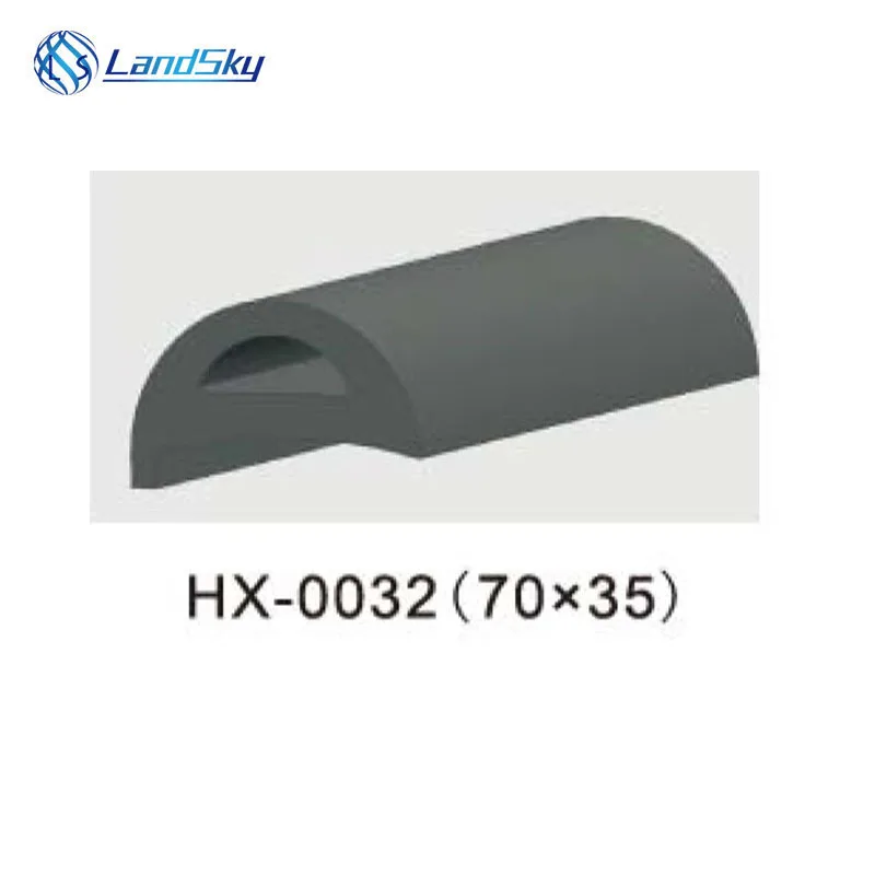 White Boat Bumpers Large Boat Buoys Pneumatic Rubber D Section Rubber