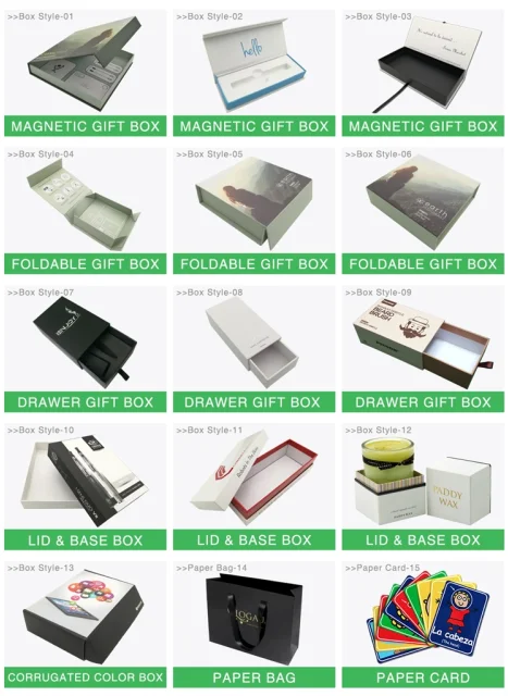 Color printing cheap drawer paper packaging Boxes