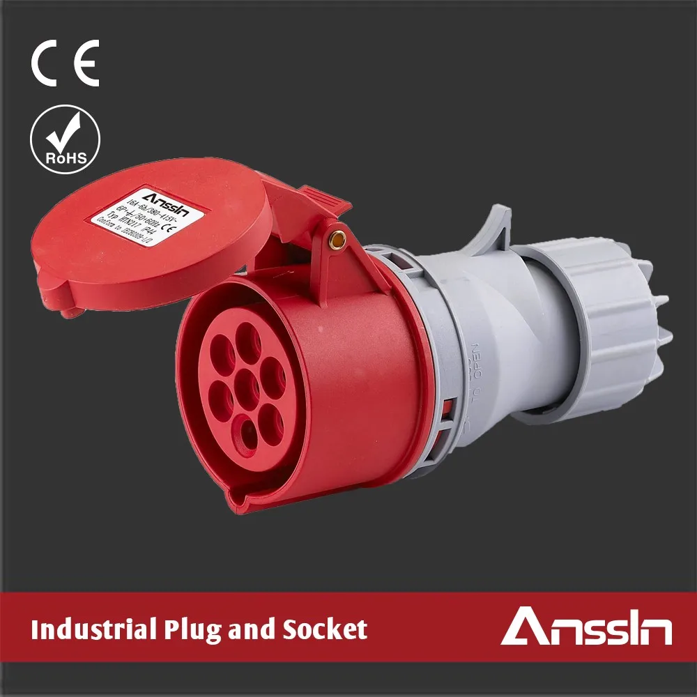 Free Sample Ip44 Waterproof 3pin 16a Electrical Male And Female Industrial Plug And Socket Buy