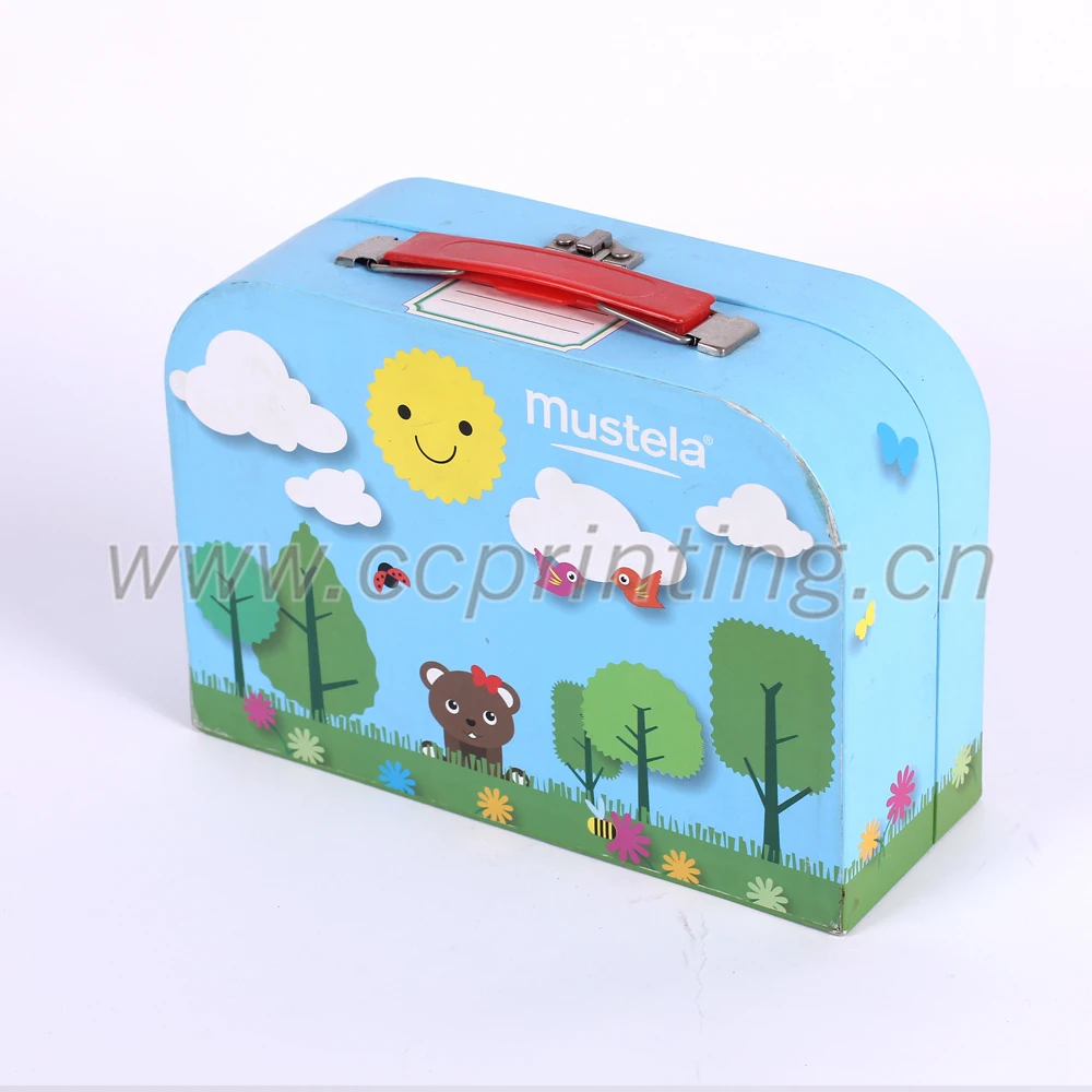 Paperboard Suitcase Children Cardboard Briefcase Buy Paperboard