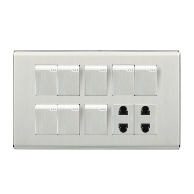 New Design Pakistan Electrical Switch And Socket 8+2 Buy Electrical