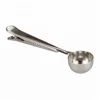 Stainless Steel Coffee and Tea Scoop with Bag Clip for Coffee Grounds & Bean